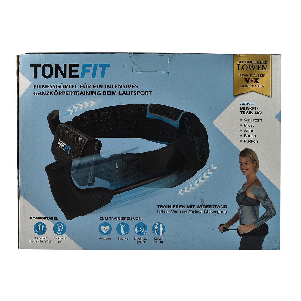 TONEFIT Multifunctional Running Belt - Works Like A Cross Trainer For Full Body Workout - Treadmill or Outside Running