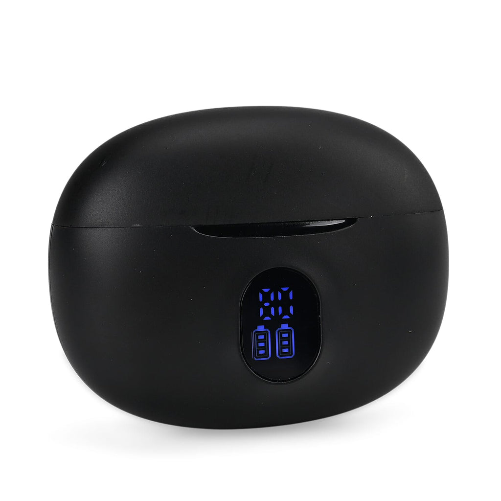 TWS True Wireless Earbuds - 200mAh Charging Case & 3-4 Hour Playtime - Black