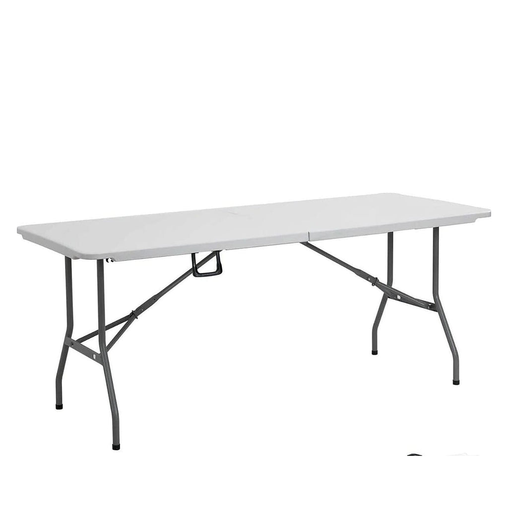 6ft Portable Heavy Duty Folding Table for Indoor - Outdoor Use