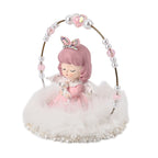 Aesthetic Handmade Sleeping Angel - Cat Table Top Decoration (Size 12x12x10cm)