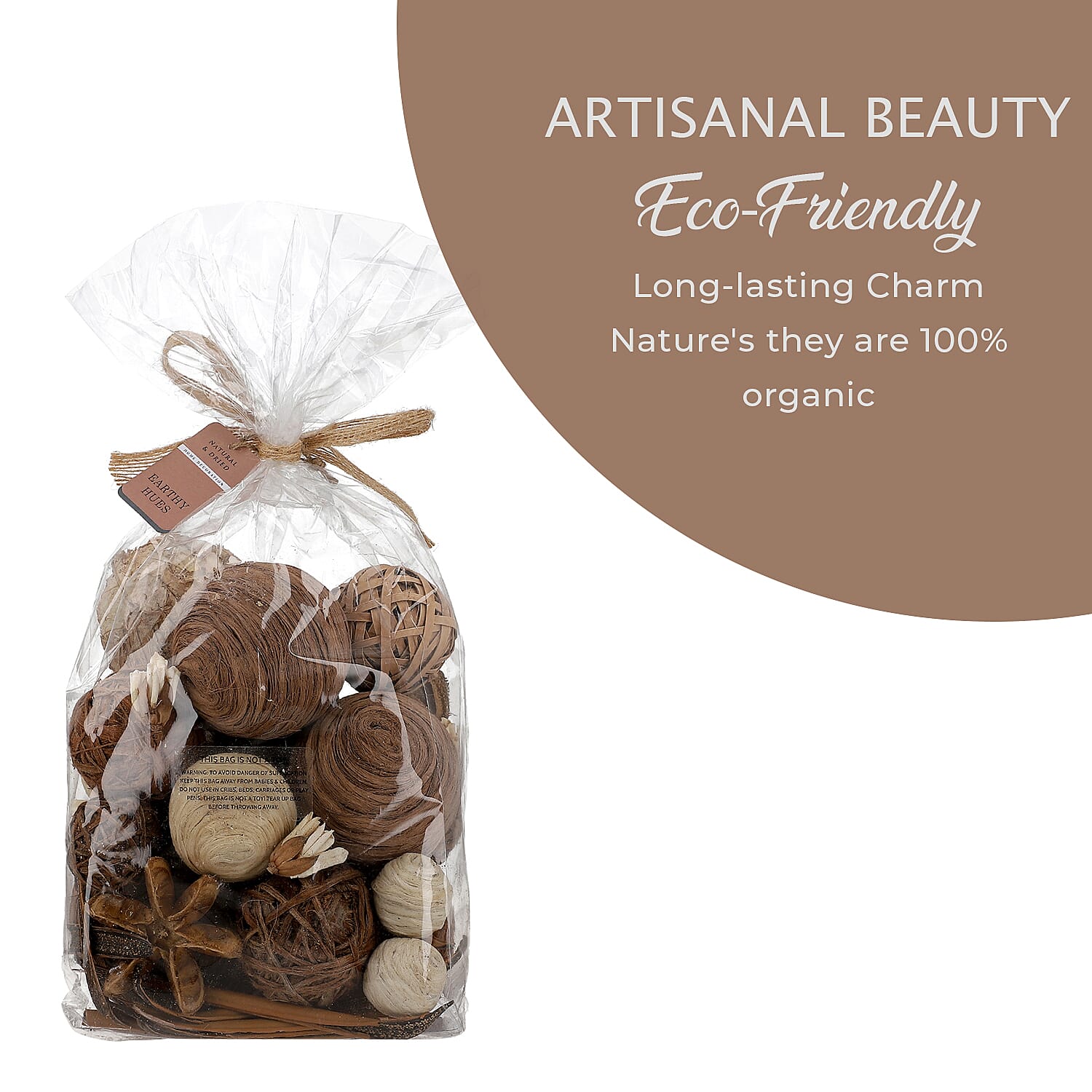 Pot Pourri Gift Wrapped - Brown