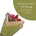 Hand Tied Round Bouquet with Spray Bottle  - Wine Cranberry
