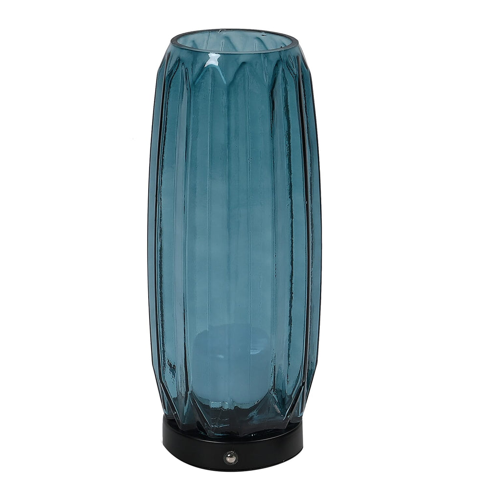 3 Colour LightingTouch Control LED Glass Table Lamp (Rechargeable Battery)