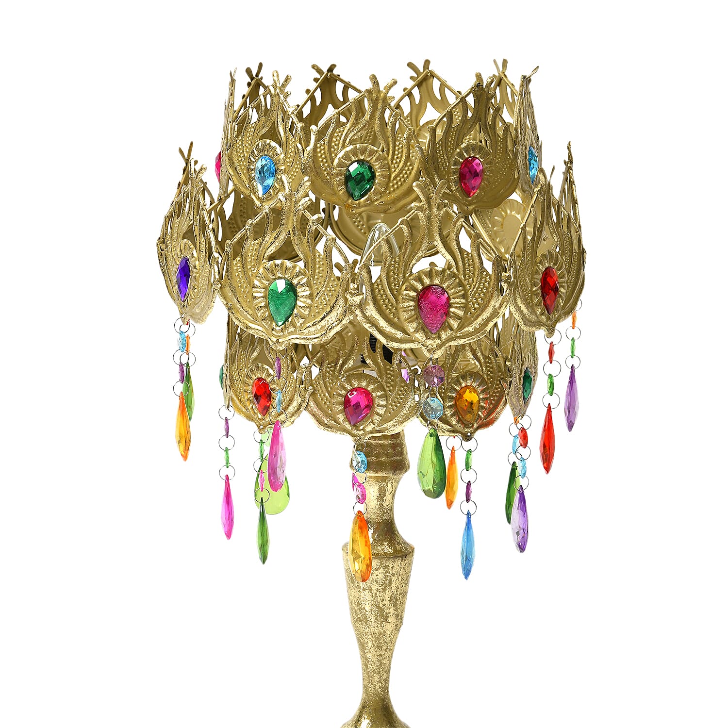 Table Lamp One Size- Multi Color & Multicolor