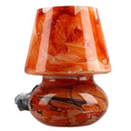 Glass Marble Printed Table Lamp with Inline Switch E 27 Holder - Multi Color