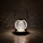 Rechargeable Crystal Effect Lamp with Touch Control (Battery 800mAh inc.) - Round