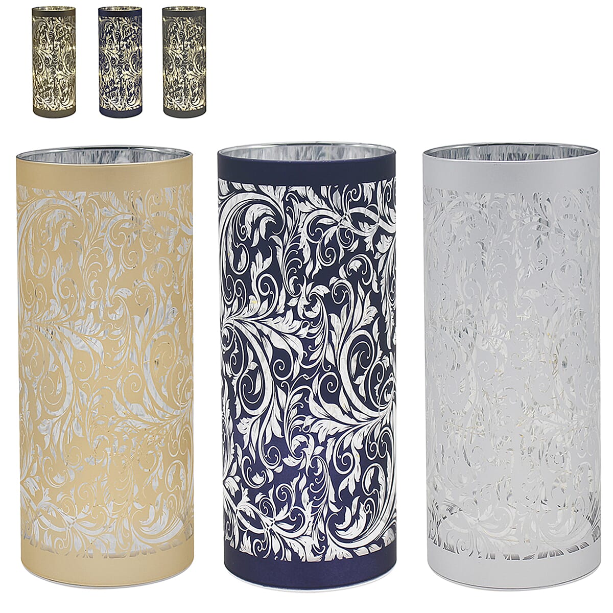 Table Lamp (Size 10x10x25 cm) - Golden