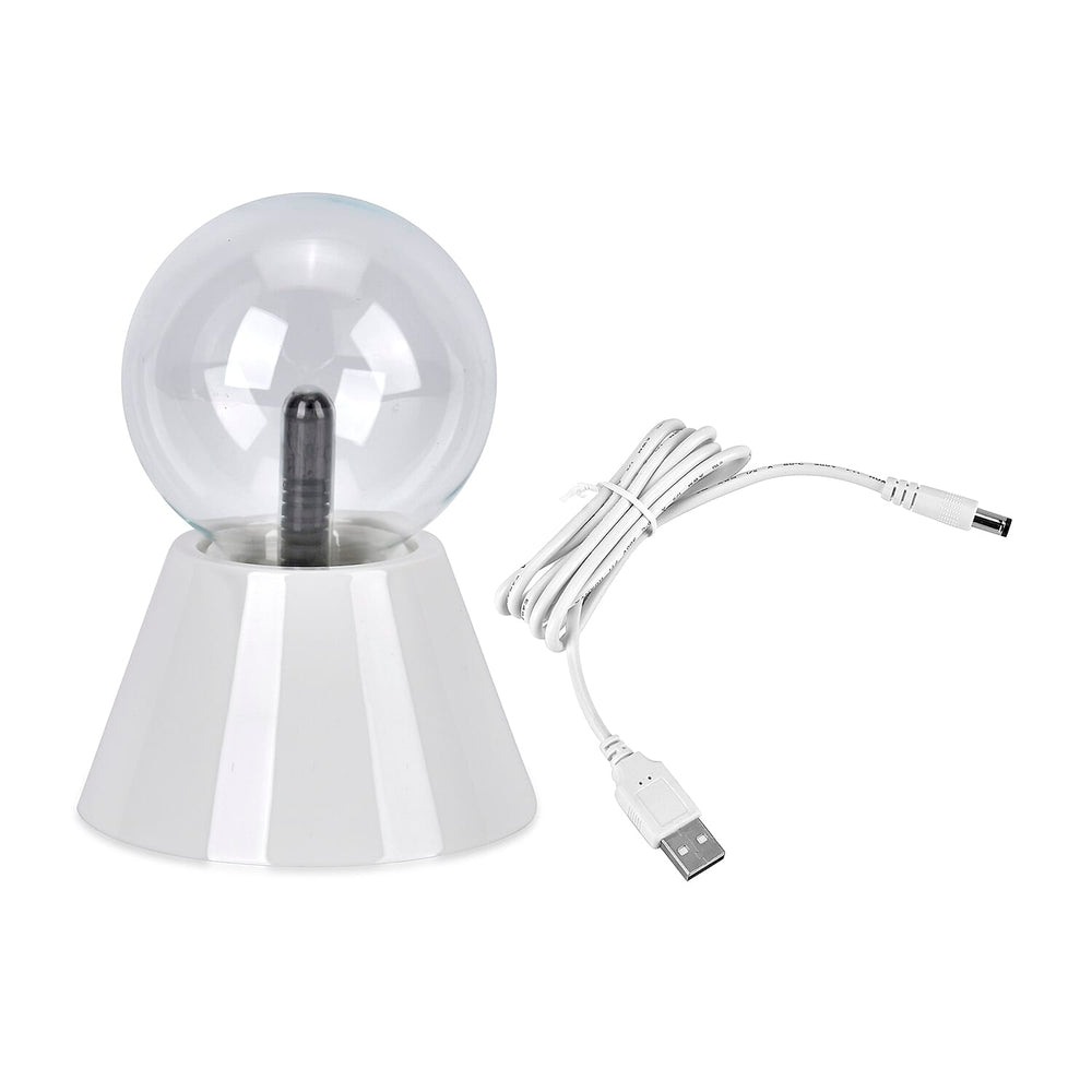 Magical Electrostatic Ball Table Lamp (Battery 4 AAA (Not Inc.) - White