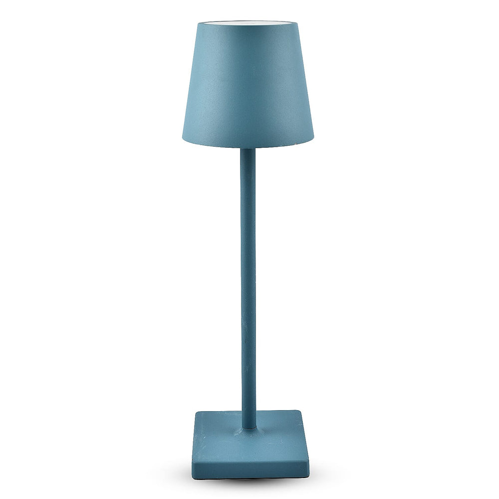 Lesser and Pavey Rechargeable Touch Lamp - Blue