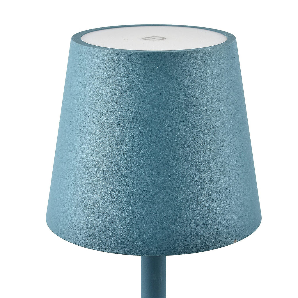 Lesser and Pavey Rechargeable Touch Lamp - Blue