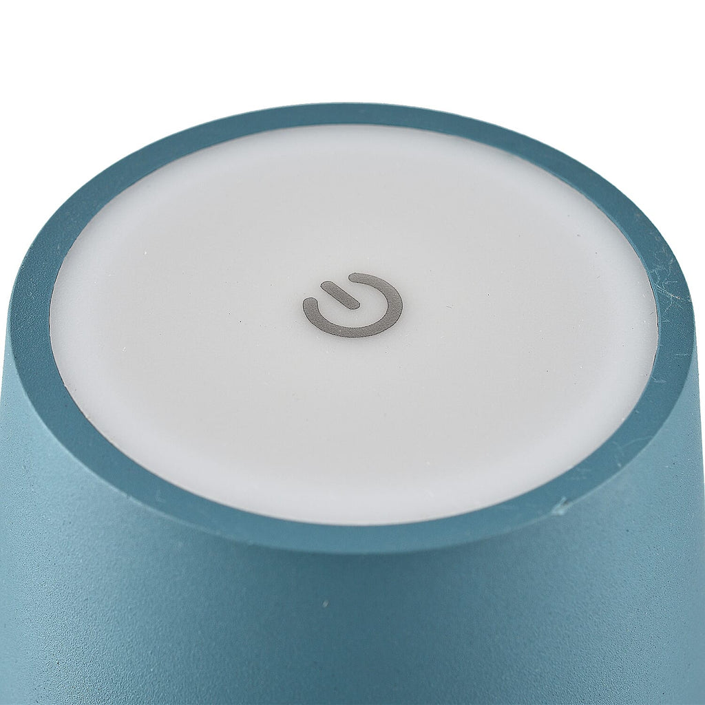 Lesser and Pavey Rechargeable Touch Lamp - Blue