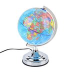 Illuminated Globe with Metal Stand with 3 Brightness Mode Function - (Size 32x22x20cm)