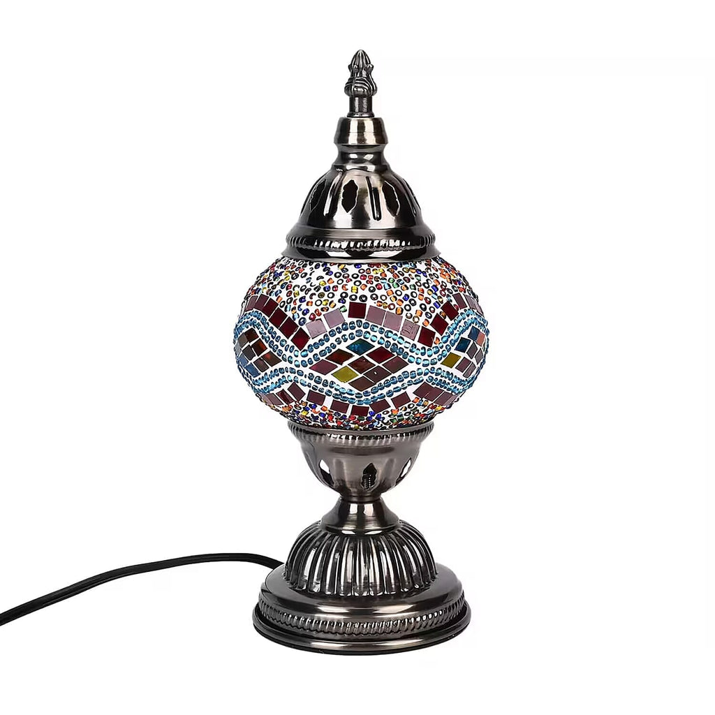 Ornate Mosaic Turkish Style Fragrance Table Lamp - Swirl