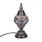 Ornate Mosaic Turkish Style Fragrance Table Lamp - Swirl