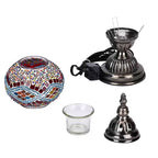 Ornate Mosaic Turkish Style Fragrance Table Lamp - Swirl