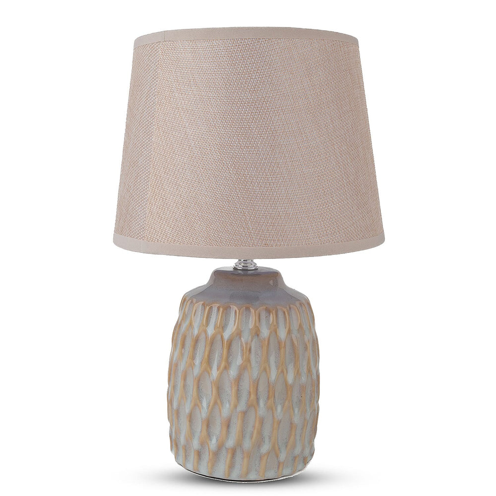 Table Lamp with Shade-  Cream