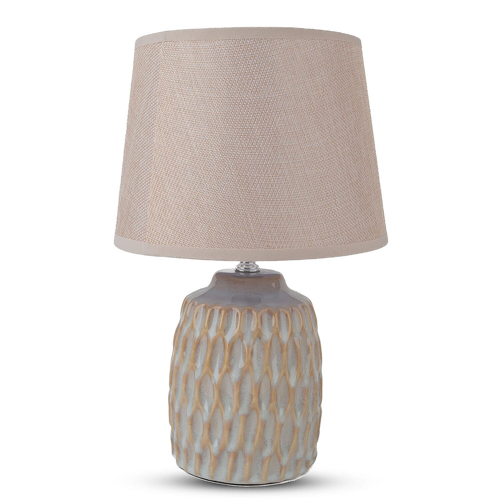 Table Lamp with Shade-  Cream