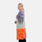 Tamsy Block Cardigan - Multi Color (Size 8 to 20)