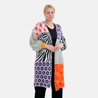 Tamsy Block Cardigan - Multi Color (Size 8 to 20)