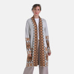 La Marey Bohemian style Solid Cardigan (8-20) - Brown