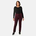 Tamsy Cotton Straight Leg Cord Trouser (Size 14 R) - Black