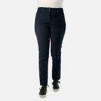 Tamsy Cotton Straight Leg Cord Trouser (Size 16 R) - Black