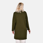 TAMSY Cotton Blend Cardigan (One Size) - Green