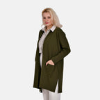 TAMSY Cotton Blend Cardigan (One Size) - Green