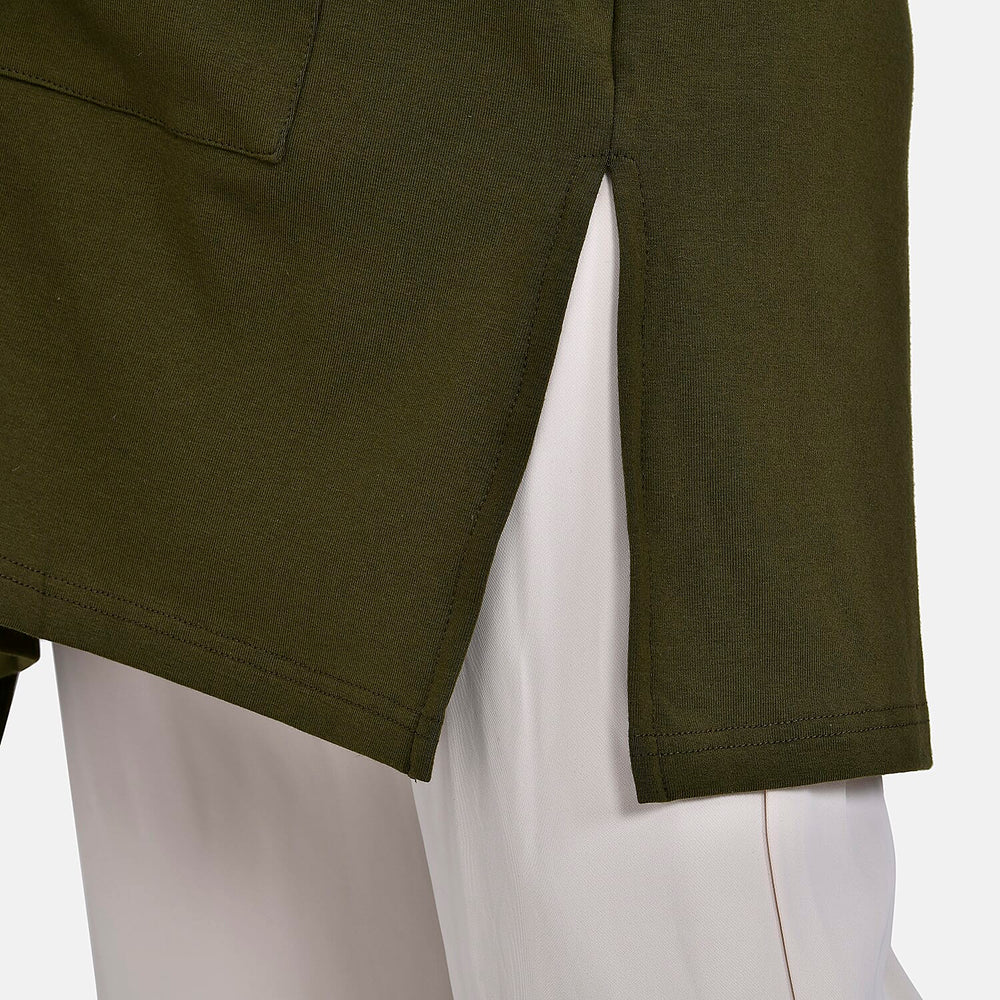TAMSY Cotton Blend Cardigan (One Size) - Green