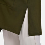 TAMSY Cotton Blend Cardigan (One Size) - Green