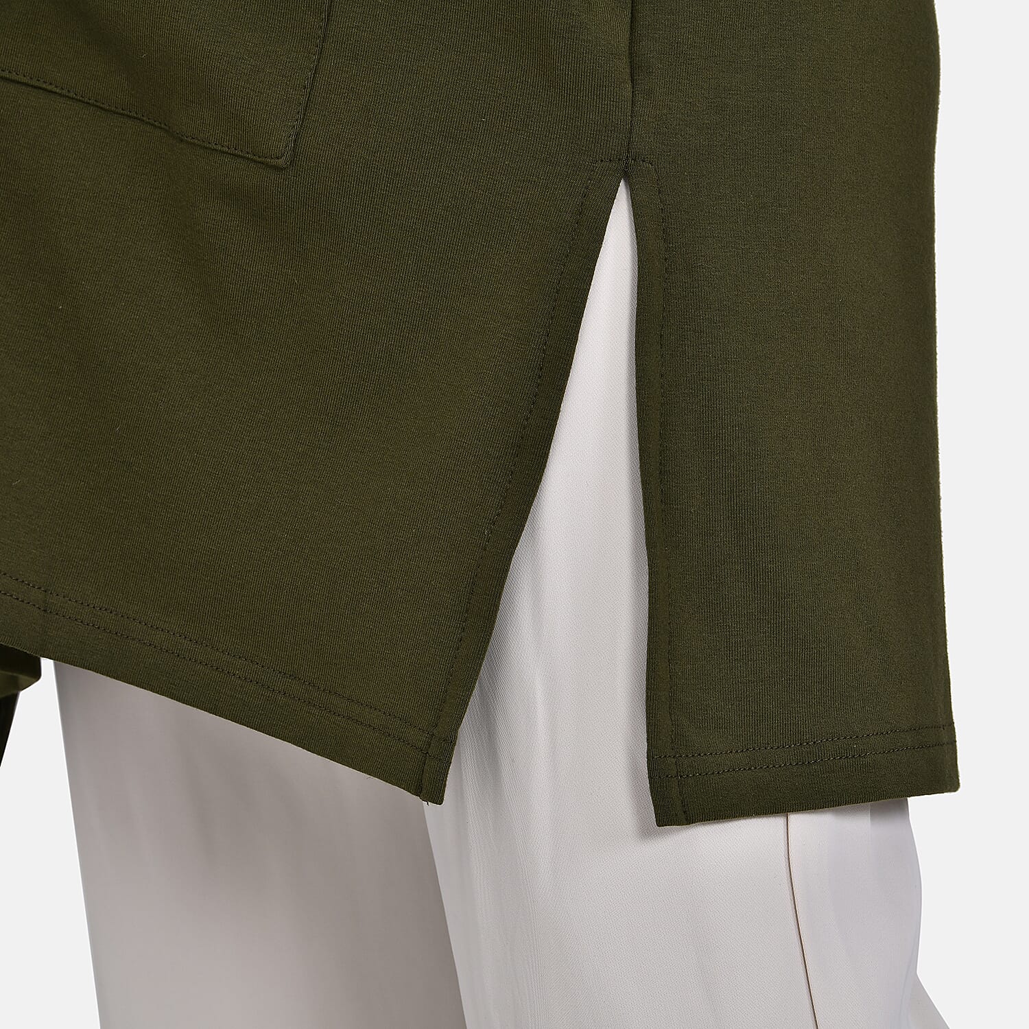 TAMSY Cotton Blend Cardigan (One Size) - Green