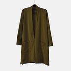 TAMSY Cotton Blend Cardigan (One Size) - Green