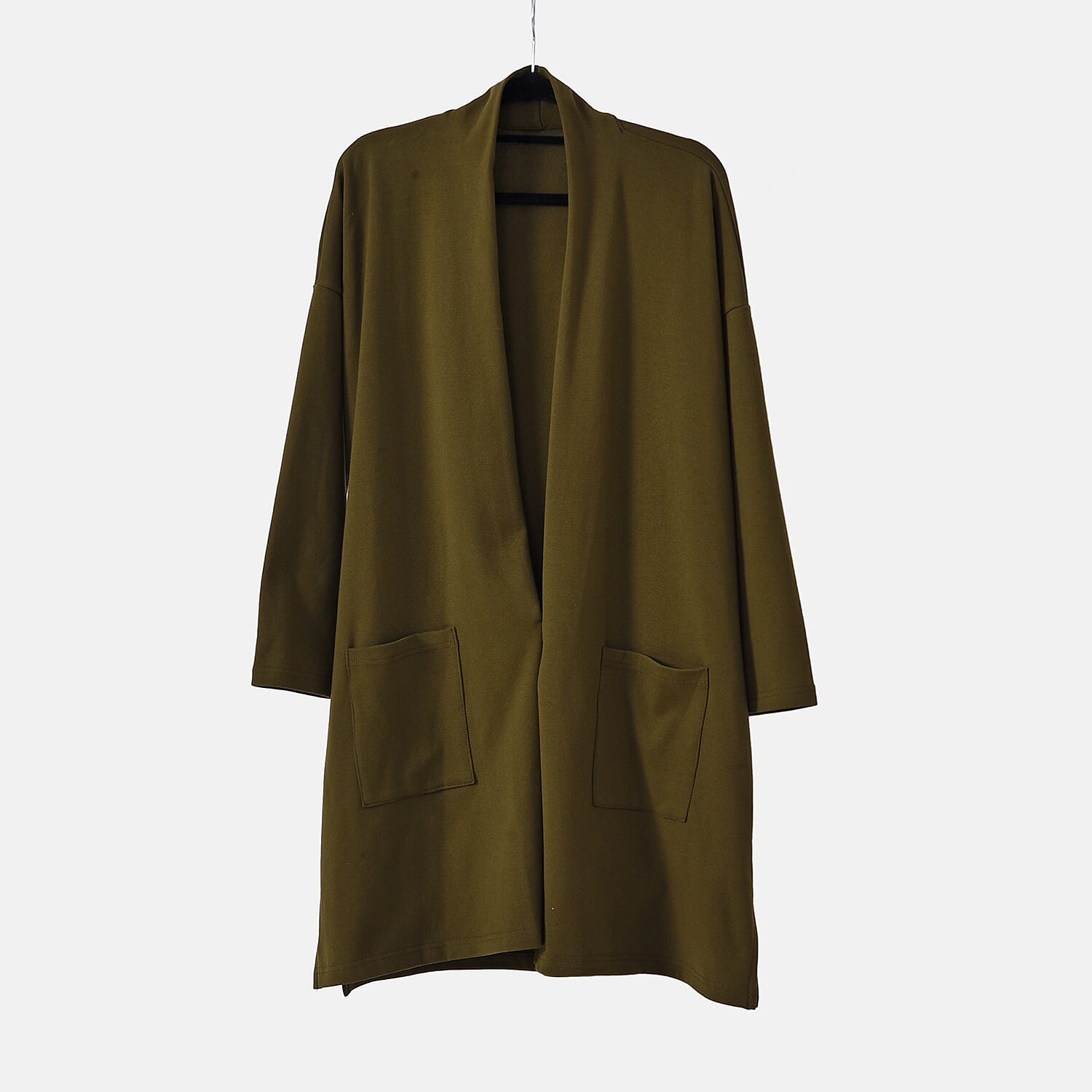 TAMSY Cotton Blend Cardigan (One Size) - Green