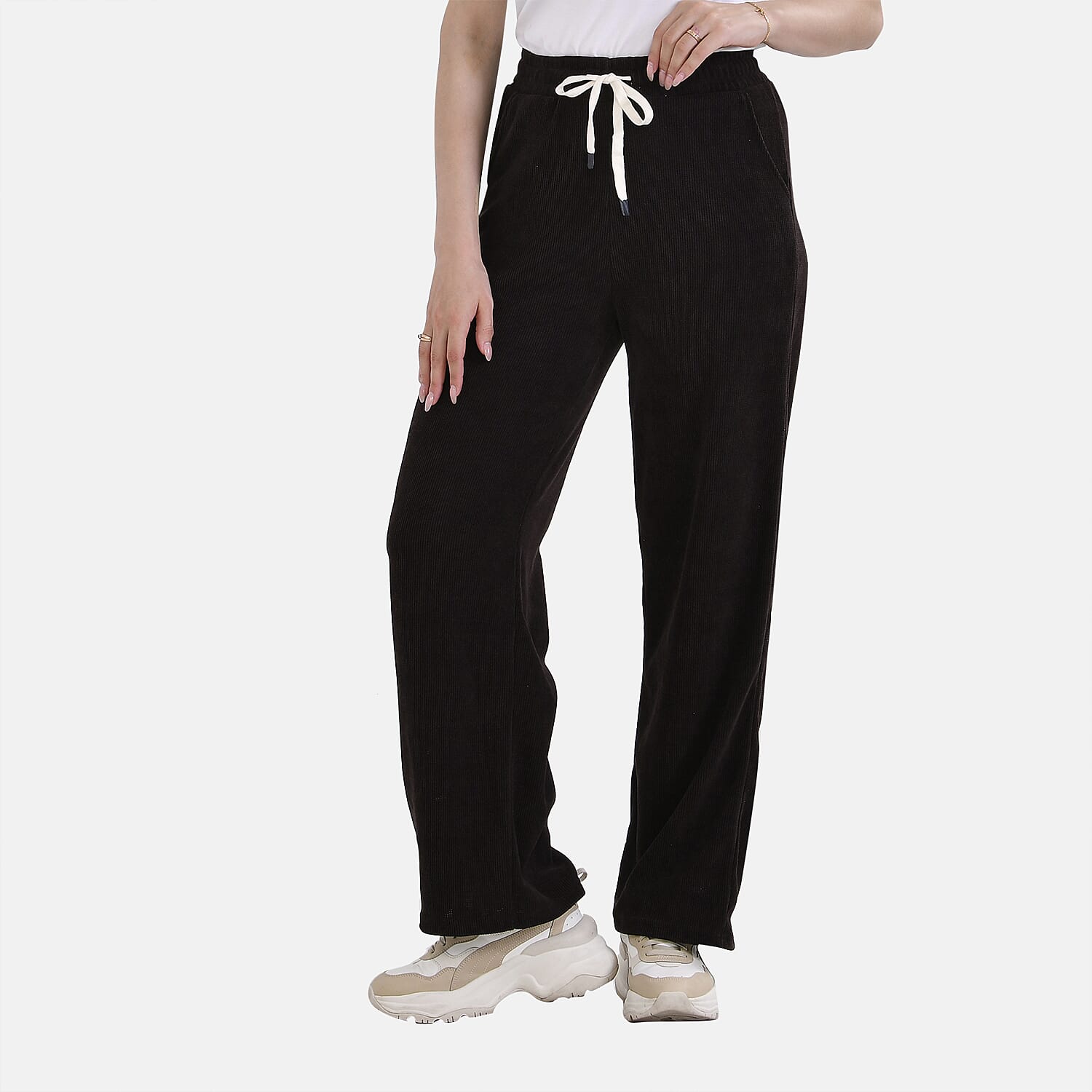 Corduroy Trousers Dark