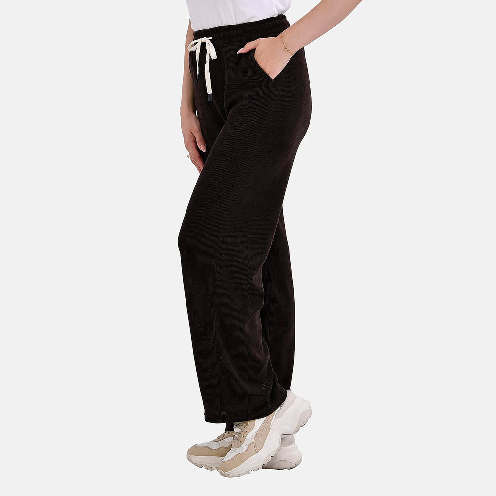 Tamsy Corduroy Trousers (Size 16 to 18) - Dark Brown