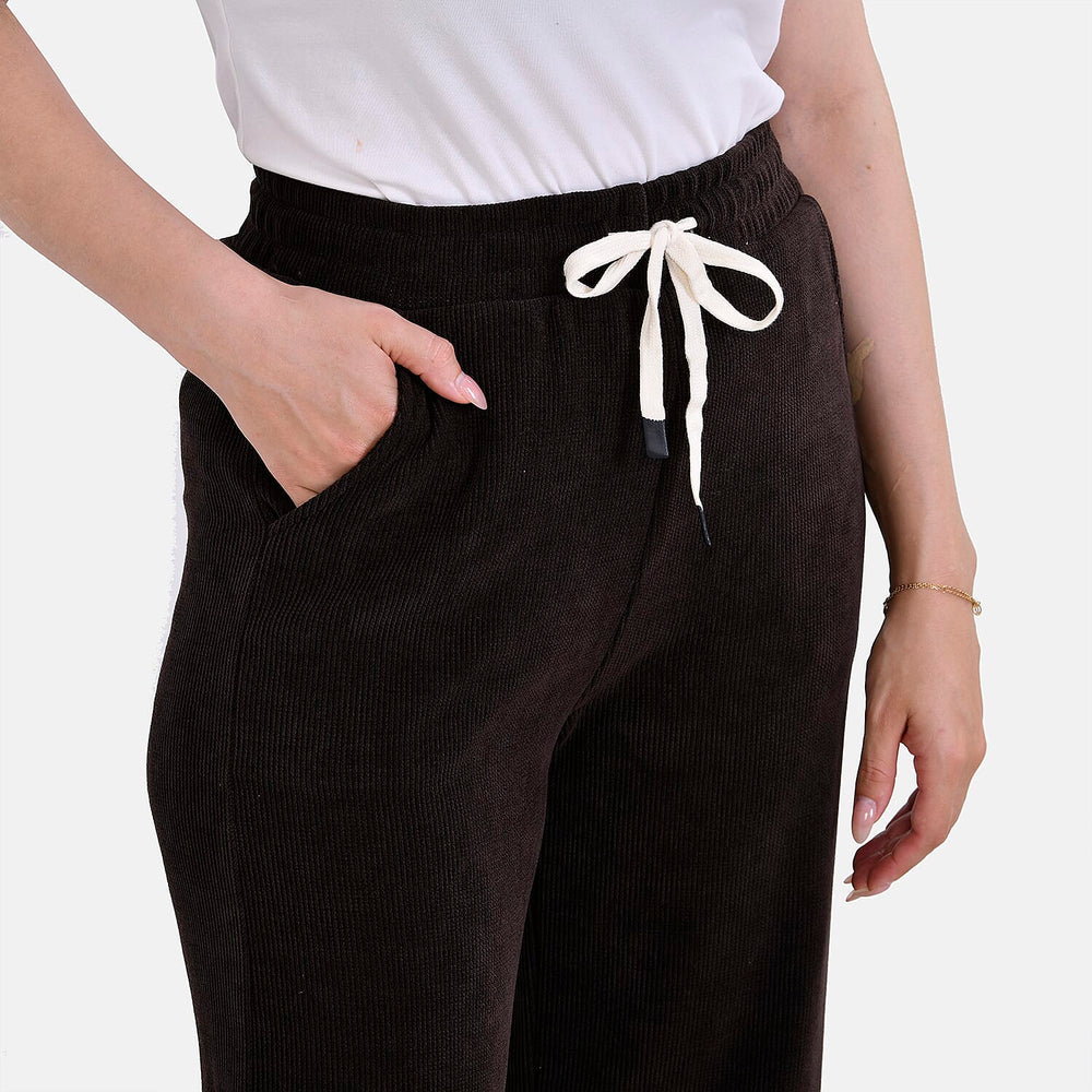 TAMSY Corduroy Trouser (Size XL) - Dark Brown