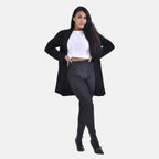Leggings with Sheen Finish (Size S) - Black