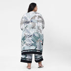Tamsy Printed Kimono (Size S) - Green