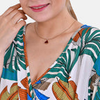 Tamsy Black Boat Neck Knit Drape Stripe Top