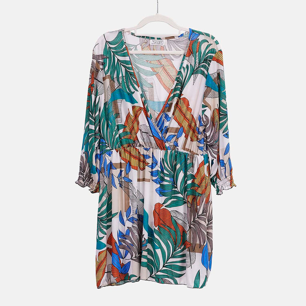 Tamsy Black Boat Neck Knit Drape Stripe Top