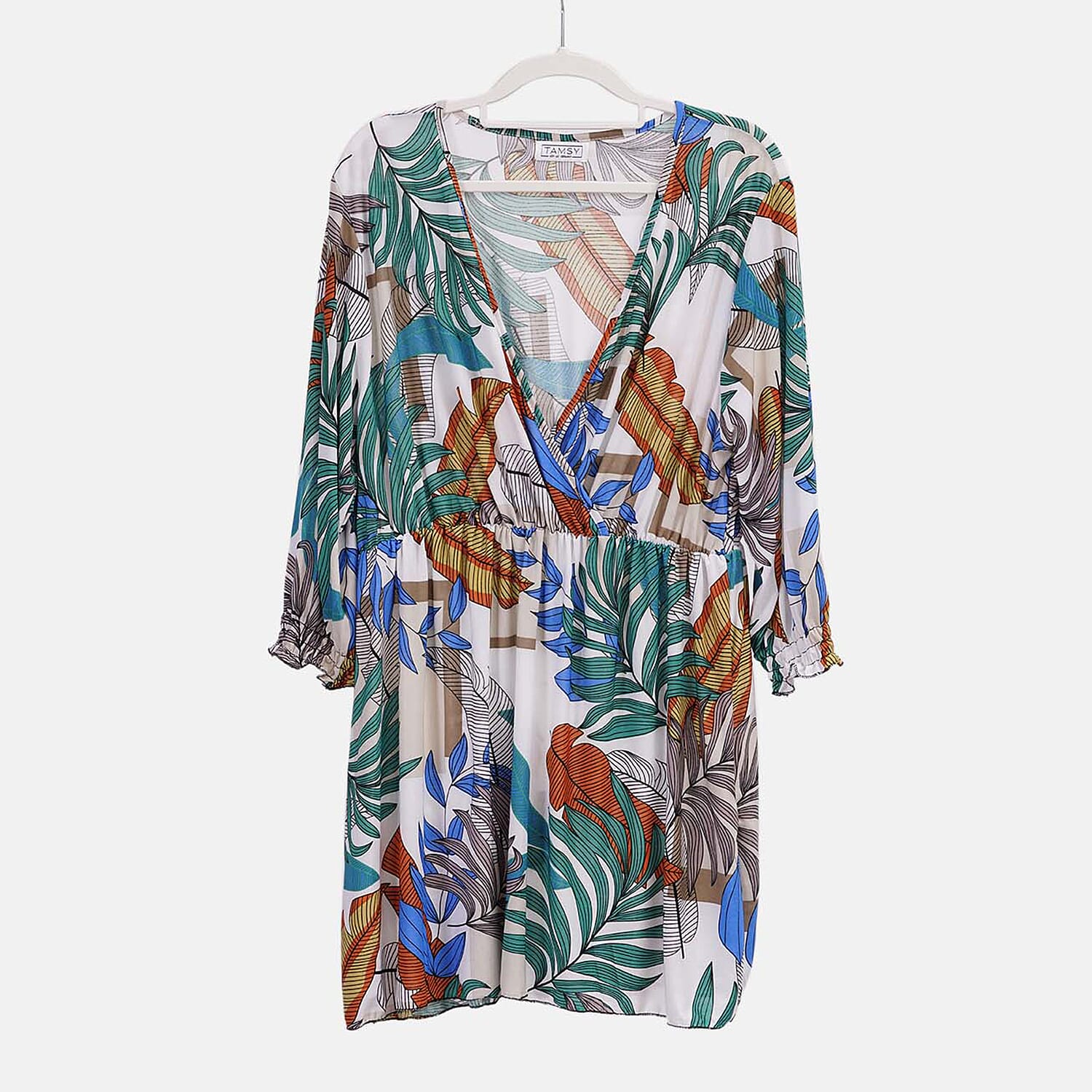 Tamsy Black Boat Neck Knit Drape Stripe Top