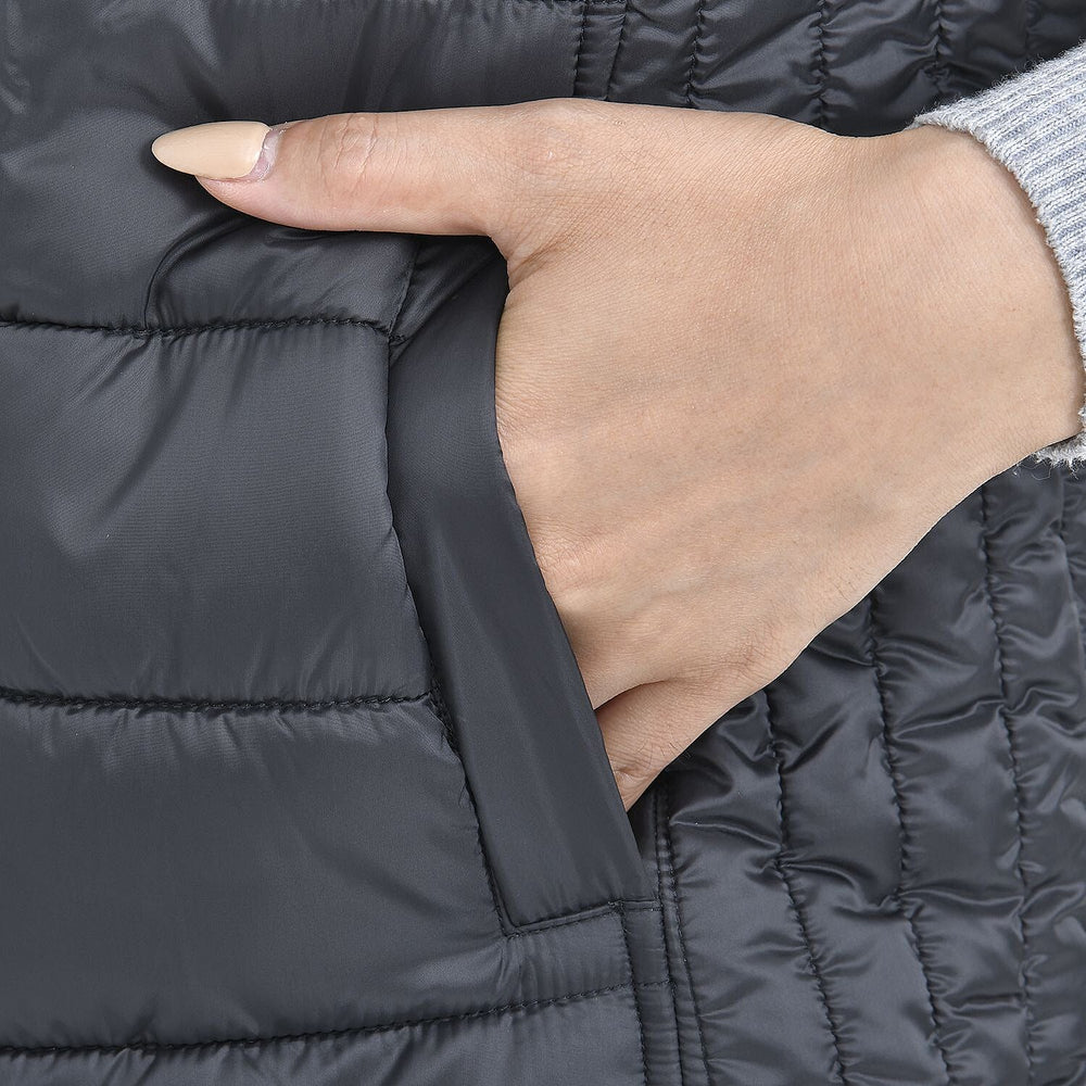 TAMSY Padded Gilet with 2 Side Zippered Pockets (Size S,8-10)  - Black