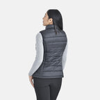 TAMSY Padded Gilet with 2 Side Zippered Pockets (Size XXL,24-26) - Black