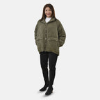 Tamsy Padded Coat with Two Pockets (Size S,8-10) - Green