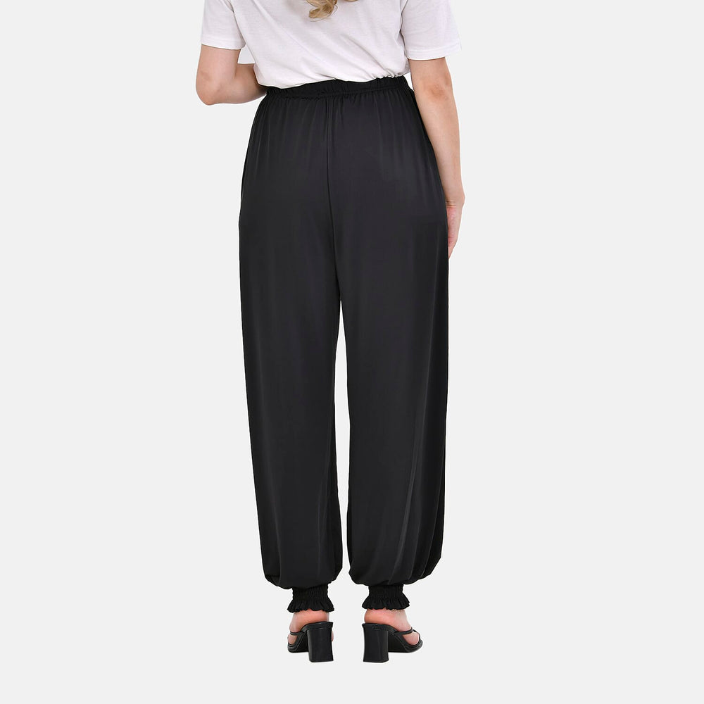 Tamsy Solid Trouser (One Size Curve 18-24) - Black