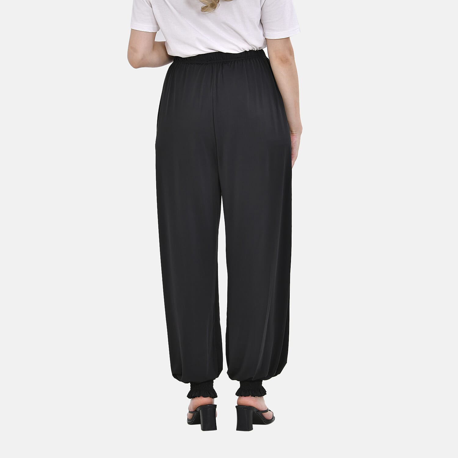 Tamsy Solid Trouser (One Size Curve 18-24) - Black