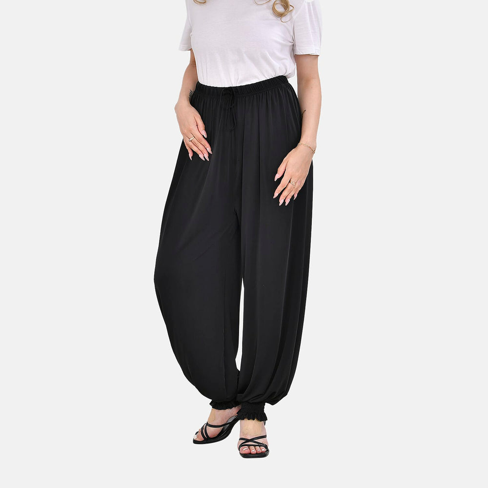 Tamsy Solid Trouser (One Size Curve 18-24) - Black