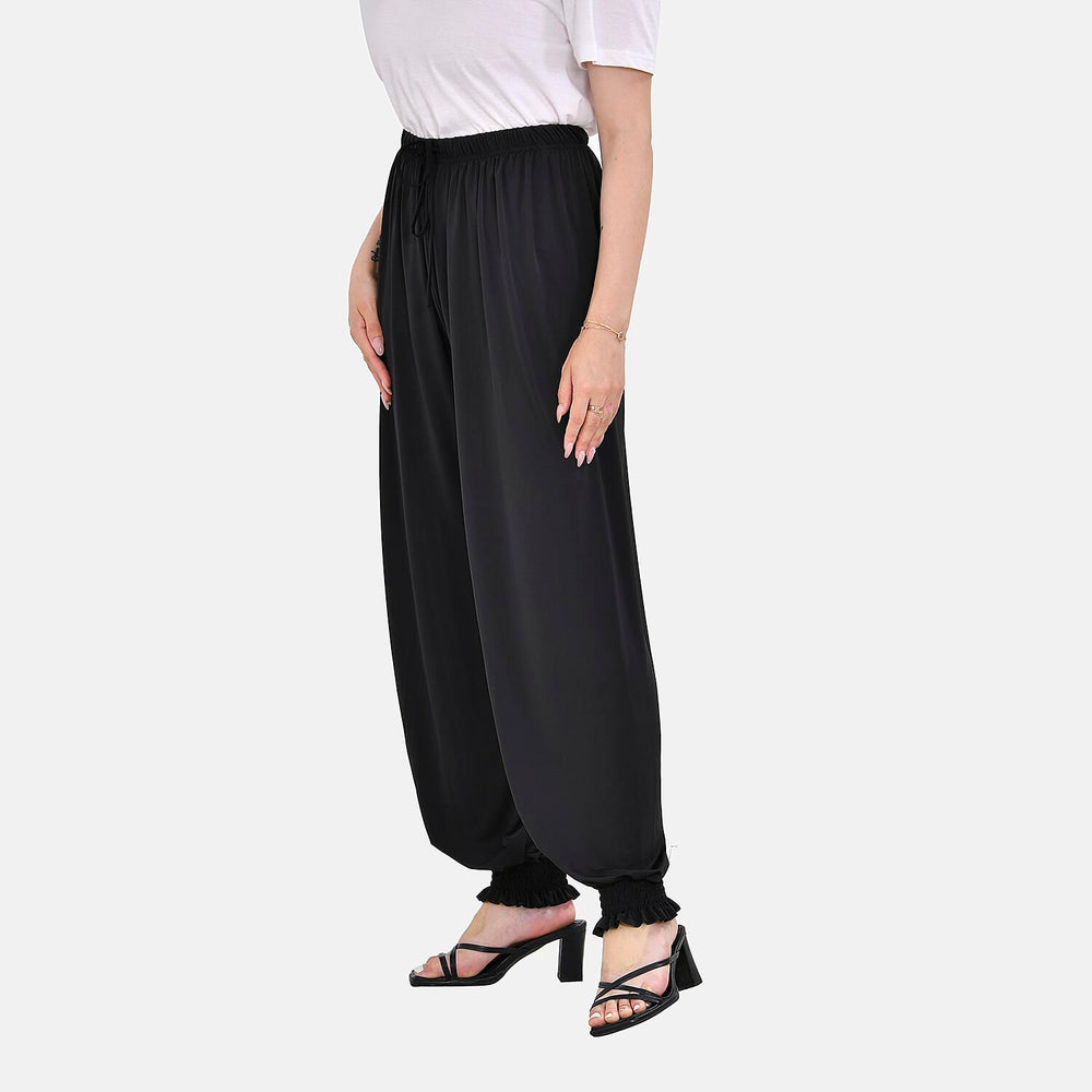 Tamsy Solid Trouser (One Size Curve 18-24) - Black