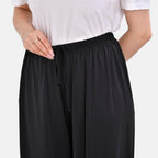 Tamsy Solid Trouser (One Size Curve 18-24) - Black