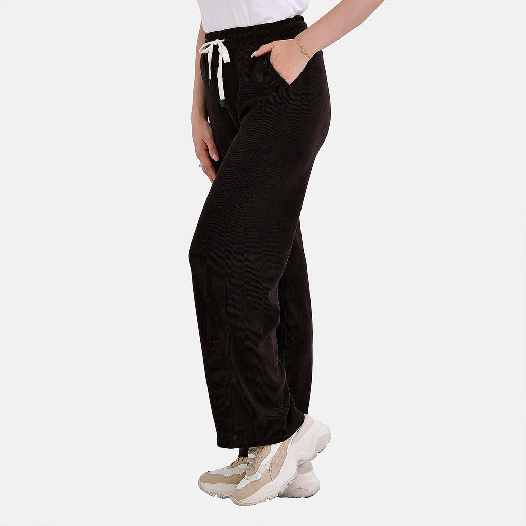 Tamsy Corduroy Trousers (Size 16 to 18) - Dark Brown